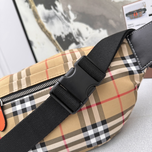 バーバリーバッグ素材ディテール